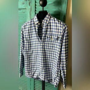 J. CREW SMALL PLAID WOMEN’S FLANNEL TUNIC!!